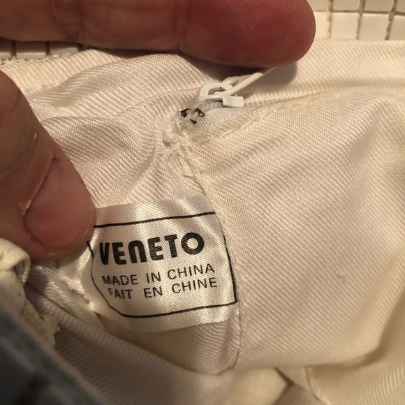 Vintage Veneto white 70s shoulder bag . Disco style, hard plastic sequins.used - Picture 7 of 9